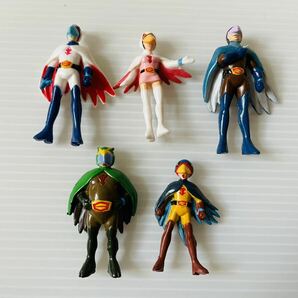 ガッチャマン 小さいフィギュア 5種 タツノコプロ 科学忍者ガッチャマン ミニフィギュアの画像1