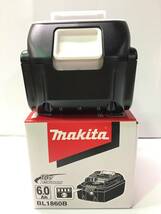 K347 マキタ リチウムイオンバッテリ [BL1860B] 18V 6.0Ah 純正◆未使用◆makita 電池 バッテリー_画像5