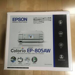 ジャンク品　EPSON カラリオ プリンター EP-805AW ソフトウェアディスク操作ガイド準備ガイド付き