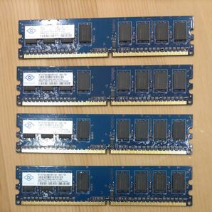 Nanya DDR2 PC2-6400U 1GBx4 同一ロット