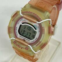 ■【USED・長期保管品】CASIO/カシオ Baby-G BG-211 ハローキティ スケルトン_画像1