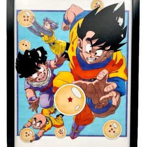 【17】ドラゴンボール イラストボード ビジュアルシートポスター 額付き 鳥山明