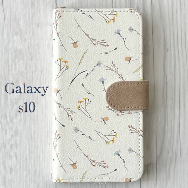SALE 手帳型 スマホケース　ケース　可愛い　大人　オシャレ　Galaxy s10 対応ケースあります 花柄　小花　