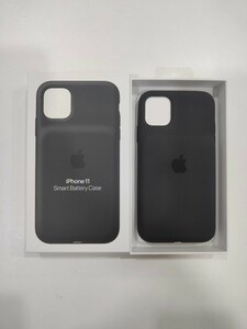 【未使用ジャンク】アップル 純正☆iPhone 11 スマートバッテリーケース［MWVH2ZA/A］ブラック 