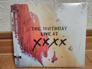 完全生産限定盤 SHM-CD+40Pフォトブック THE BIRTHDAY LIVE AT XXXX★チバユウスケ★ザ・バースデイ★