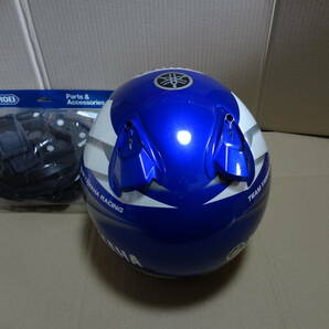 希少 SHOEI J-FORCE Ⅱ ショウエイ ジェイフォース２ TEAM YAMAHA RACING 青 ヘルメット   の画像3