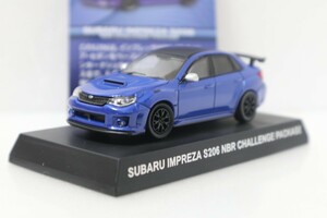 京商 1/64 スバル インプレッサ S206 NBR チャレンジパッケージ 青 ブルー ミニカーコレクション サークルKサンクス Impreza Blue