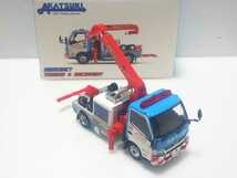 TINY 1/64 日野300 レッカー車 JAF あかつき ユニック タイニーHK Tow Truck_画像3