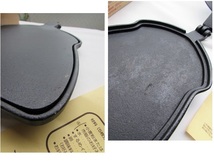 【南部鉄　いか焼き】池永鉄工　キャンプ アウトドア used品 イカ焼き器 南部鉄器 いか焼 _画像6