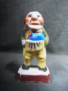 A3517 war after OCCUPIED JAPAN Seto thing porcelain made small oji san approximately 7cm height 