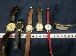 L4380 wristwatch analogue clock operation not yet verification Junk accessory Vintage antique 