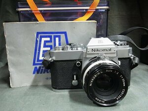 A3352 ニコン ニコマットEL レンズ：NIKKOR-H・C フィルムカメラ 現状品