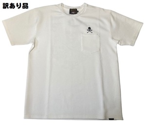 訳あり品！半額！VANSON スカル ヘビーウェイトドライ半袖Tシャツ　NVST-2115－オフホワイト－サイズL