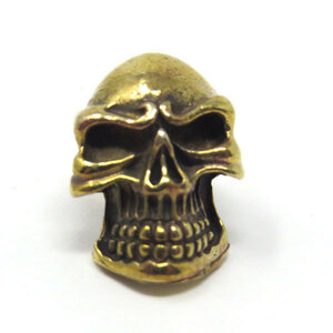  латунь Conti .[ Skull маленький ] BRASS SKULL CONCHO винт тип CNB-07