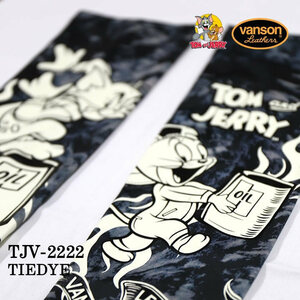 【セール価格！】バンソン×トム＆ジェリー ドライアームシェード タイダイ（TJV-2222TD）VANSON TOM&JERRY TIEDYE 日焼け対