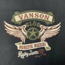 【SALE！30%OFF！】VANSON バンソン　天竺 長袖Tシャツ　NVLT-2323－ブラックーMサイズ_画像6