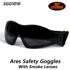 HOT LEATHERS　 Ares Safety Goggles アレス　セイフティーゴーグル ：スモークレンズ