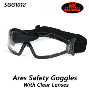 HOT LEATHERS　 Ares Safety Goggles アレス　セイフティーゴーグル ：クリアレンズ