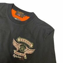 【SALE！30%OFF！】VANSON バンソン　天竺 長袖Tシャツ　NVLT-2323－ブラックーMサイズ_画像5