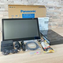 8896　超美品/21年製/付属品完備+HDMI+同軸ケーブル　パナソニック 15V型 テレビ UN-15LD11-K ネット動画 防水　500GB HDD録画/ブルーレイ_画像1