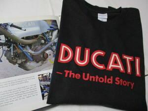 【DUCATI ビンテージロゴ ロンT】希少 ●スミクロ 長袖Tシャツ 新品 M寸 L寸　検/ドカティ デスモ 