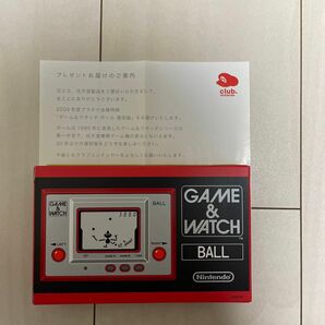 クラブニンテンドー ゲームアンドウォッチ BALL GAME&WATCH 新品