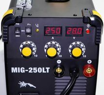 ハイスペック！複合マルチ インバーター式半自動溶接機 MIG-250LT！MIG MAG TIG MMA 単相100V/200V共用 鉄 ステン アルミ MIG250LT MIG250!_画像7