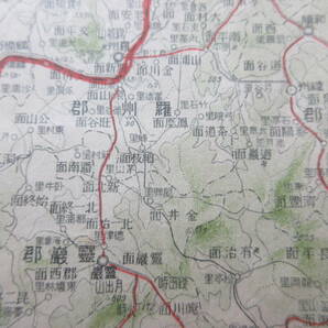 8)古地図『実測最新 朝鮮交通 大正１２年 １/６５０，０００ 約７６×５４ｃｍ 』 の画像10