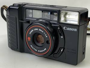 【1円出品】K2487 CANON キャノン AUTOBOY2 フィルムカメラ コンパクトカメラ LENS 38mm 1:2.8 動作確認済み 現状品 ソフトケース