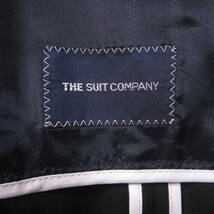 ★【春夏 メリノクール！】ザ・スーツカンパニー / 細身◎シャドーストライプスーツ L T175 W79 本切羽 ブラック / THE SUIT COMPANY _画像5