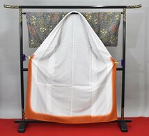 着物 小紋 菊 花 秋草文 葉 おしゃれ 身丈155.5cm 裄丈63cm_画像6