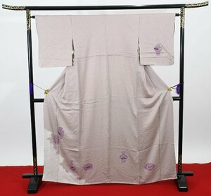 附下訪問着 披露宴 壷 食器文 身丈159cm 裄丈64cm ★着物 パーティー t‐1510