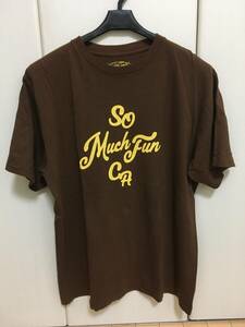 STANDARD CALIFORNIA SD SO MUCH FUN CA T BROWN L スタンダードカリフォルニア Tシャツ ブラウン 茶