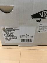 VANS VAULT OG Authentic LX Checkerboard Loden US9 27cm バンズ ボルト オーセンティック スニーカー グリーン ホワイト チェッカー_画像6