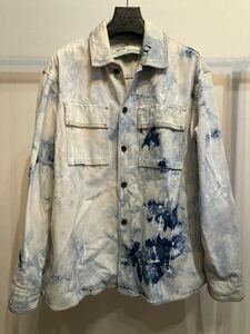 OFF-WHITE 2020SS Arrow Oversize Denim Shirt オフホワイト アロー オーバーサイズ デニム シャツ サイズ S