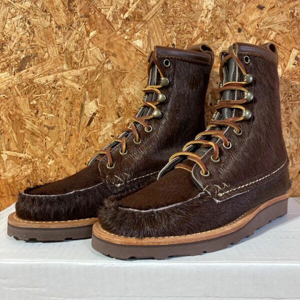 YUKETEN BEAMS Maine Guide Boots 6.5 コラボ 別注 限定 ユケテン Brown Hair