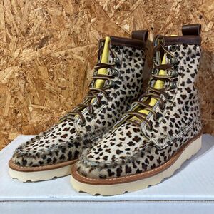 YUKETEN BEAMS Maine Guide Boots 6.5 コラボ 別注 限定 ユケテン Leopard 