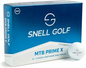 Snell Golf MTB PRIME X（白）１ダース 日本正規品 ■ USGA/R&A公認球 ■ 2023年新モデル ■ オ