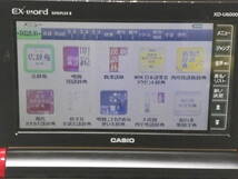 CASIO 電子辞書 EX-word XD-U6000DDR 赤　動作良好_画像4