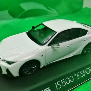 京商 1/43 レクサス IS500 F SPORT Performance ホワイトノーヴァガラスフレーク非売品専用ケース入り の画像3