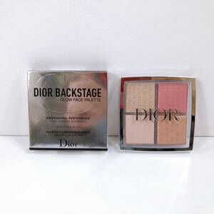 128【美品】Dior ディオール バックステージ グロウ パレット 004 ローズゴールド フェイスパウダー チークカラー 箱付き コスメ 現状品