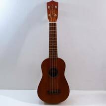 323☆中古☆ ALOHA ウクレレ AK-500 アロハ 弦楽器 UKULELE ブラウン ギター ソフトケース付き 楽器 未チューニング 現状品_画像2