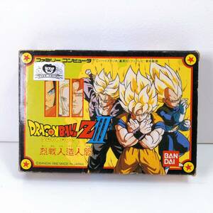 152【中古】BANDAI DRAGON BALL Z Ⅲ 烈戦人造人間 ドラゴンボール ファミリーコンピュータ バンダイ FCソフト 箱付き 動作未確認 現状品