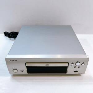 334☆中古☆ DENON デノン DCD-F107 CDプレーヤー CDデッキ コンパクト ディスクプレーヤー オーディオ機器 シルバー 通電確認済み 現状品