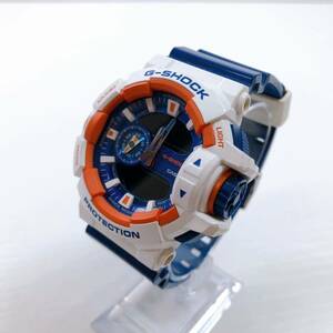 139【中古】CASIO G-SHOCK クレイジーカラーズ GA-400CS デジアナ 腕時計 ホワイト ブルー ラバーベルト 動作未確認 現状品