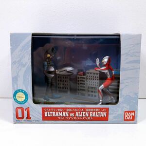 145【中古】BANDAI ウルトラマン 01 ウルトラマン対バルタン星人 特撮ギャラリー 侵略者を撃てより バンダイ フィギュア 箱付き 現状品