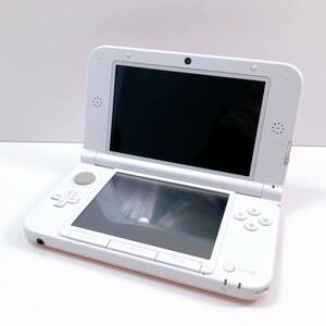 186【中古】Nintendo 3DS LL 本体SPR-001 ピンク×ホワイト ニンテンドー 3DS LL 任天堂 タッチペンなし 動作確認 初期化済み 現状品