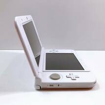 186【中古】Nintendo 3DS LL 本体SPR-001 ピンク×ホワイト ニンテンドー 3DS LL 任天堂 タッチペンなし 動作確認 初期化済み 現状品_画像3