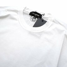2023◆新品◆ディースクエアード2◆メゾンの ロゴ Tシャツ で視線をクギヅケ DSQUARED2 半袖 M ホワイト 白 オーバーサイズ クルーネック_画像4
