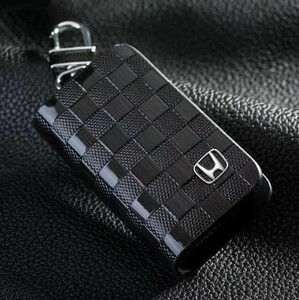  Honda for key case new model high feeling of quality leather smart key case kalabina attaching stylish check pattern present optimum 